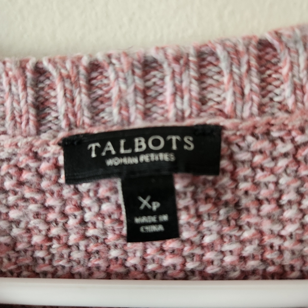 Talbots Pink Cable Knit Sweater - Picture 6 of 8